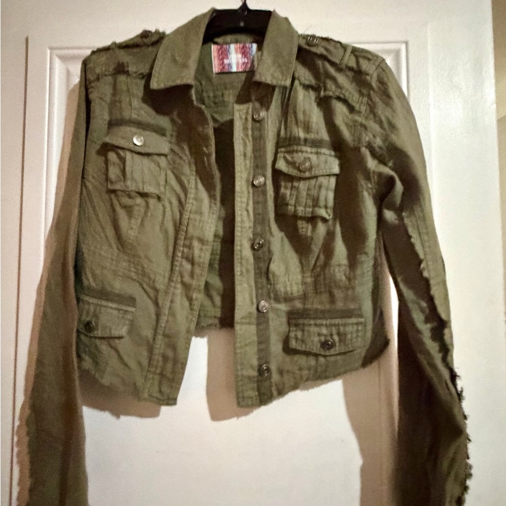 Olive Green Women's Military Jacket NWOT